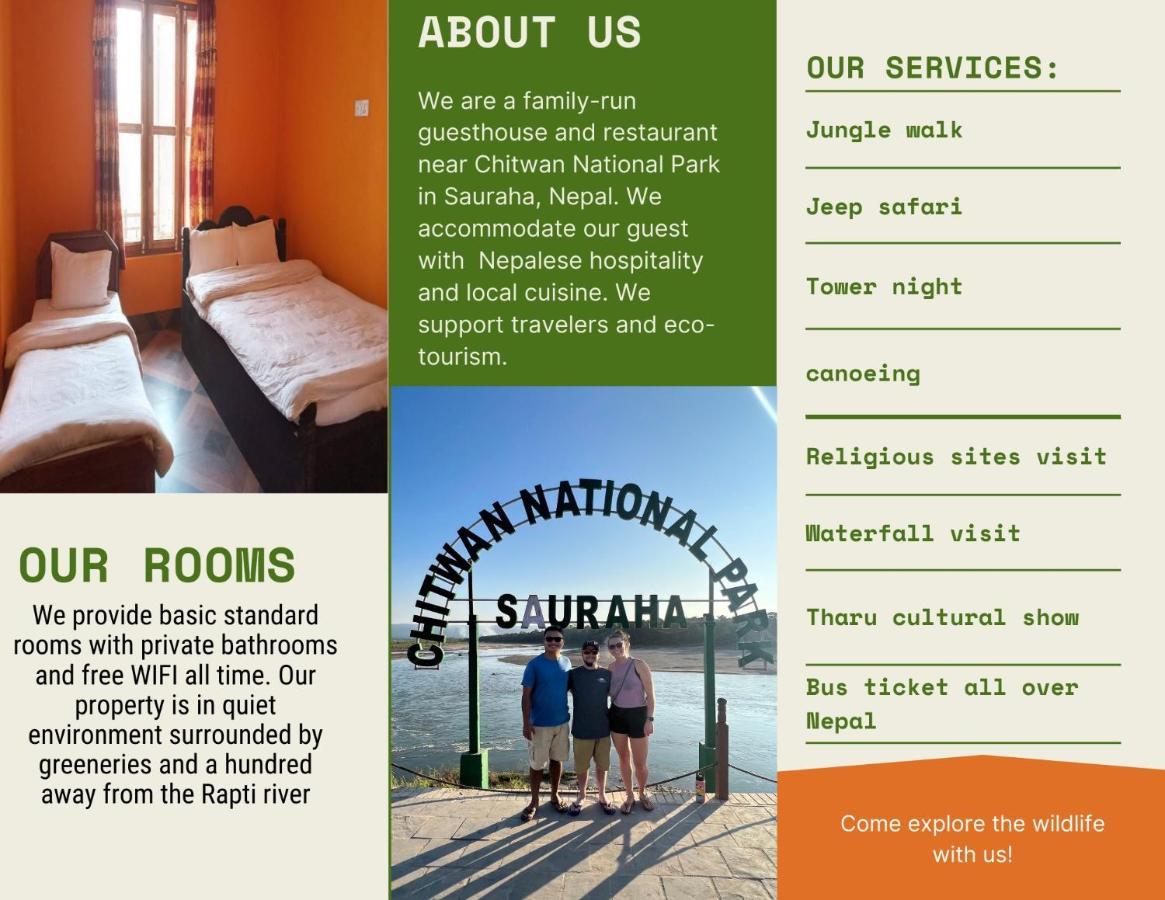 Tara Guesthouse - Sauraha,Chitwan Dış mekan fotoğraf
